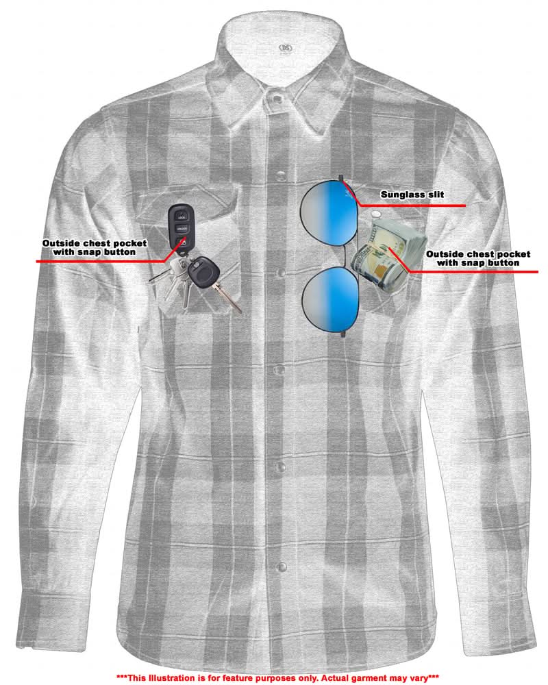 Alpha Check Men's Adventure Plaid Flannel Shirt - Red and Black Flannel Renegade Classics