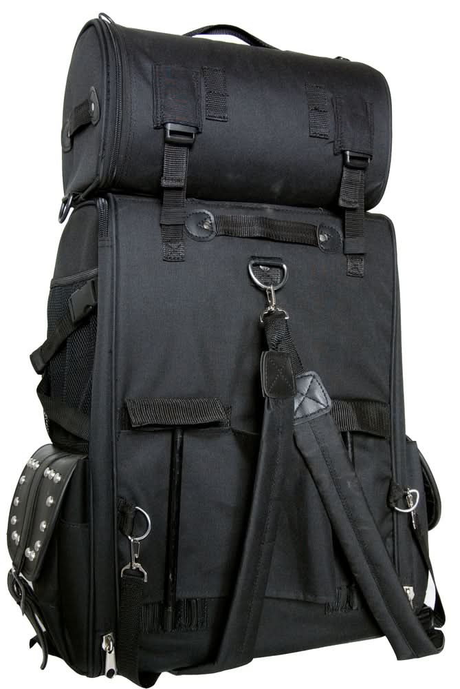 DS Updated Touring Sissy Bar Bag w/ Studs Sissy Bar Bags Renegade Classics