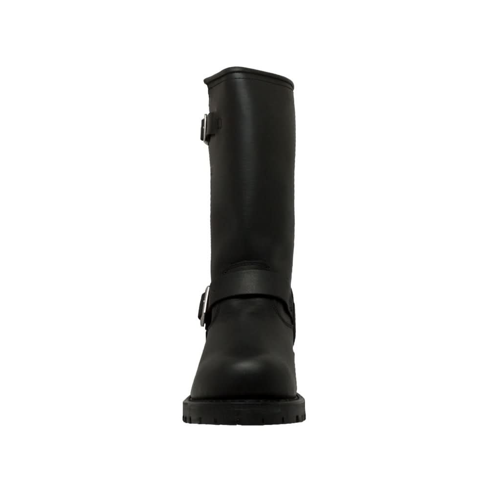 Shadowstep Men's Black leather motorcycle boots Men's Footwear Adtec Footwear
