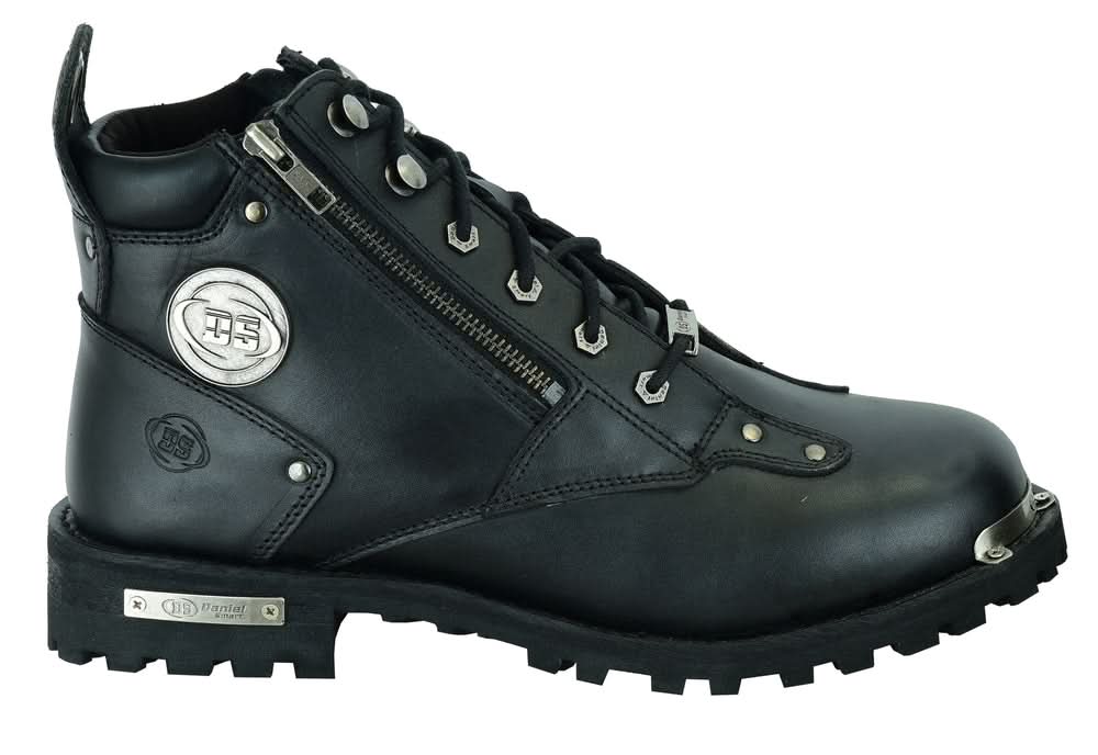TundraGrip Men's 6'' Leather Motorcycle Boots Men's Footwear Renegade Classics