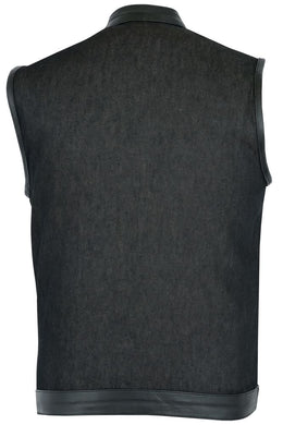 Blackridge Men's Denim Motorcycle Vest Men's Denim Vests Renegade Classics
