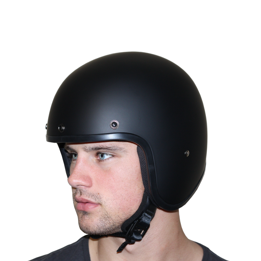DC1-B D.O.T. DAYTONA CRUISER - DULL BLACK Helmets Daytona Helmets