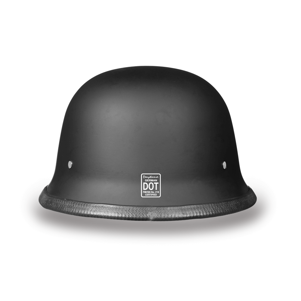 G1-B D.O.T. GERMAN - DULL BLACK Helmets Daytona Helmets
