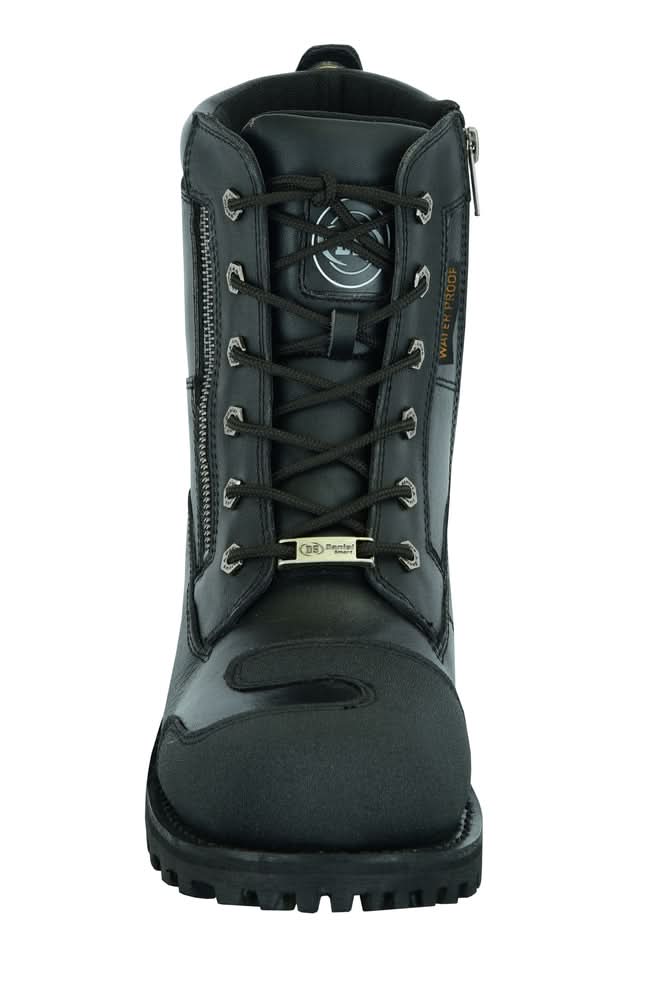 Thundersole Men's leather motorcycle boots - Black Men's Footwear Renegade Classics