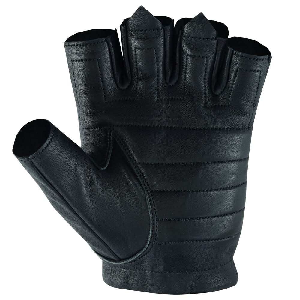 HunterTouch Men's leather Fingerless gloves Men's Fingerless Gloves Renegade Classics