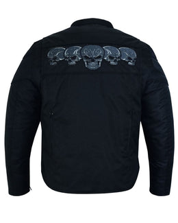 SkullShift Men's Textile Scooter Style Jacket Men's Textile Jackets Renegade Classics