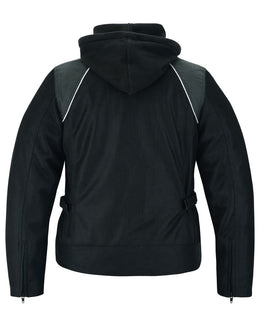 Darkstream Women's Mesh Motorcycle Jacket - Black/ Black Tone Reflective Women's Textile Jackets Renegade Classics
